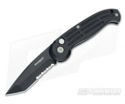 Boker Magnum Tanto Black Serrated Automatic Knife 01BO018S