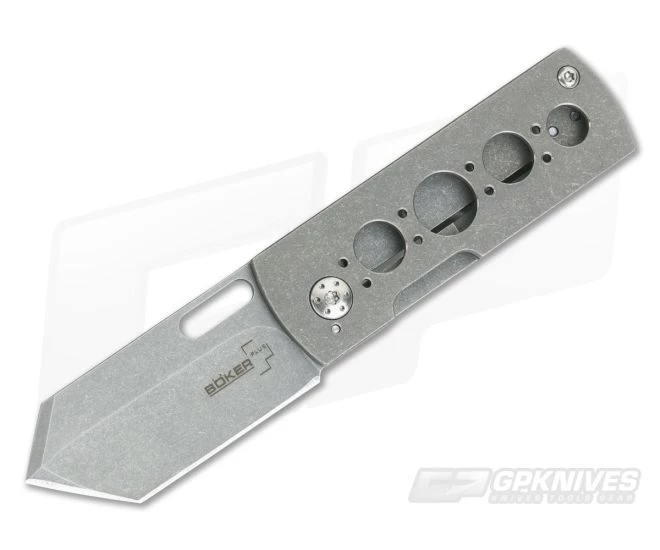 Boker Plus Pelican Tanto Titanium Zinker Design Knife 01BO729