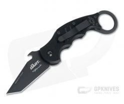 Fox Knives 597 Dart Tanto Black N690Co Black G10 Waved Liner Lock Karambit