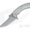 Fox Geco Bastinelli Stonewashed N690Co Green Canvas Micarta Titanium Frame Lock Flipper 01FX874