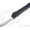Boker Plus Lhotak Falcon Tanto Recurve Satin D2 Black Aluminum Double Action OTF Automatic 06EX225