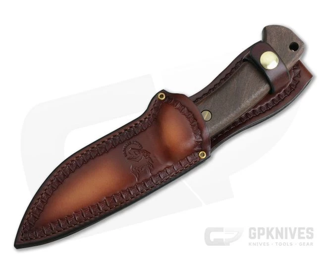 Hinderer Ranch Harpoon Spanto Vintage Series Walnut Parkarized O1 Fixed Blade 0823 - Image 2