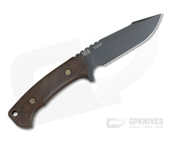 Hinderer Ranch Harpoon Spanto Vintage Series Walnut Parkarized O1 Fixed Blade 0823 - Image 3