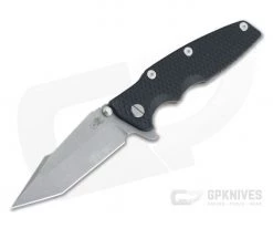 Hinderer Eklipse 3.5" Harpoon Tanto Tri-Way Working Finish 20CV Black G10 Battle Bronze Flipper 0907