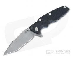 Hinderer Eklipse 3.5" Harpoon Tanto Tri-Way Working Finish 20CV Black G10 Battle Blue Flipper 0908