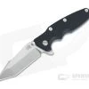 Hinderer Eklipse 3.5" Harpoon Tanto Tri-Way Stonewashed 20CV Black G10 Blue Flipper 0910