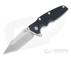 Hinderer Eklipse 3.5" Harpoon Tanto Tri-Way Stonewashed 20CV Black G10 Flipper 0912