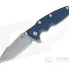 Hinderer Eklipse 3.5" Harpoon Tanto Tri-Way Working Finish 20CV Blue/Black G10 Flipper 0914