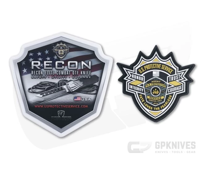 Guardian Tactical Recon Elite Tanto Two-Tone Serrated Elmax OD Green D/A OTF Automatic 108222 - Image 4