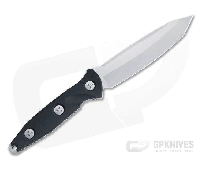 Microtech Socom Alpha Tanto Stonewashed M390 Standard Black G10 Fixed Blade 114-10 - Image 3