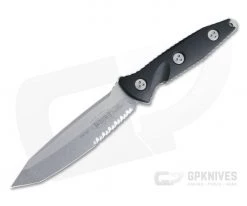 Microtech Socom Alpha Tanto G10 Partially Serrated Stonewashed CTS-204P Tactical Fixed Blade 114-11