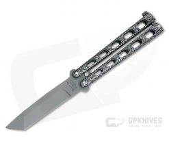 Bear and Son Silver Vein Butterfly Tanto 114A