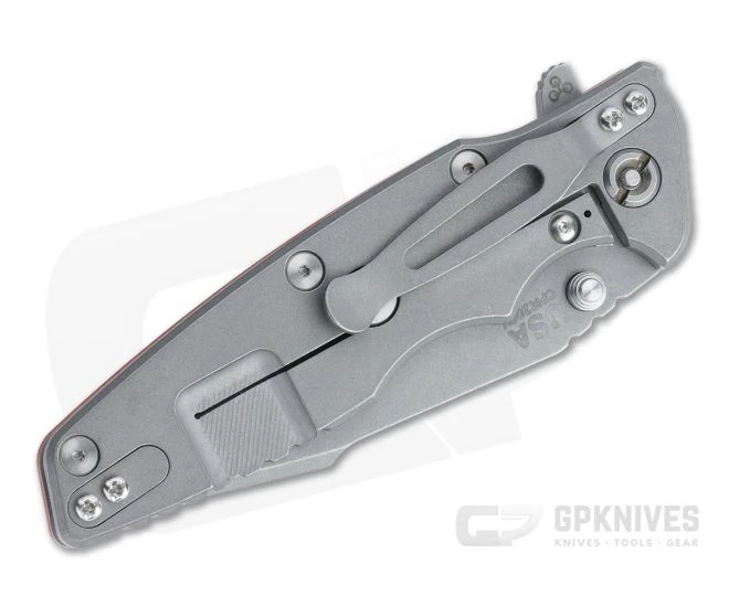 Hinderer Eklipse 3.5" Harpoon Spanto Working Finish 20CV Orange G10 Tri-Way Flipper 1180 - Image 2
