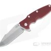Hinderer Eklipse 3.5" Harpoon Spanto Stonewashed 20CV Red G10 Tri-Way Flipper 1182