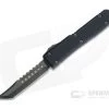 Microtech Ultratech Hellhound Tanto Signature Blackout DLC OTF Automatic
