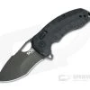 SOG Kiku XR Blackout Black Cerakote XHP Linen Micarta XR Lock Flipper 12-27-02-57