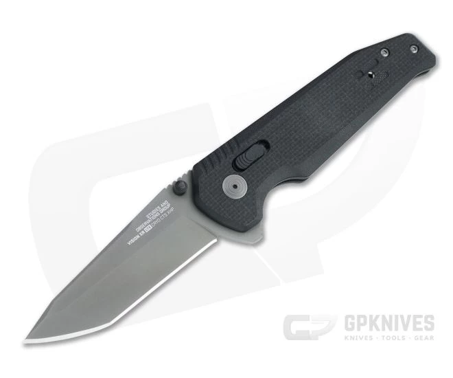 SOG Vision XR LTE Flipper Graphite PVD XHP Black G10 XR Lock Folder 12-57-07-57