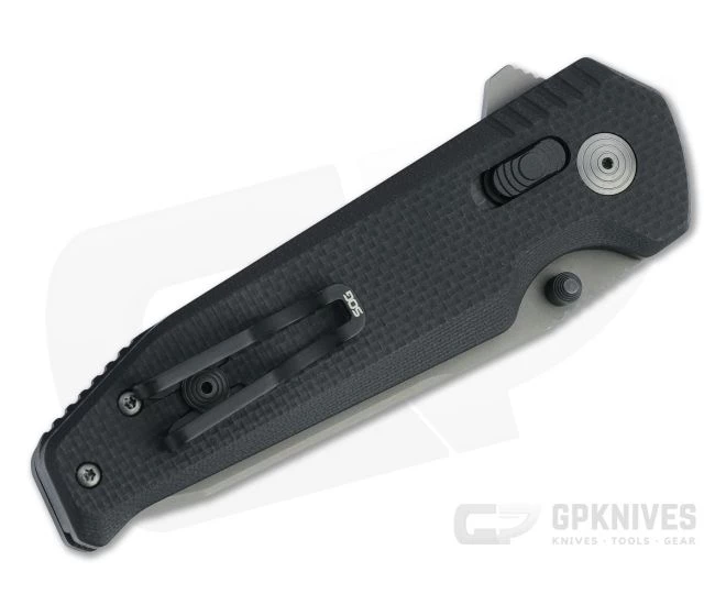 SOG Vision XR LTE Flipper Graphite PVD XHP Black G10 XR Lock Folder 12-57-07-57 - Image 2
