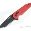 SOG Vision XR LTE Flipper Black PVD XHP Red G10 XR Lock Folder 12-57-08-57