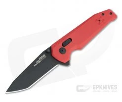 SOG Vision XR LTE Flipper Black PVD XHP Red G10 XR Lock Folder 12-57-08-57