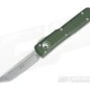 Microtech Ultratech OD Green CC Stonewash M390 Tanto OTF Automatic Knife 123-10CCOD