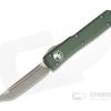 Microtech Ultratech T/E Bronze Apocalyptic M390 Tanto OD Green OTF Automatic 123-13APOD