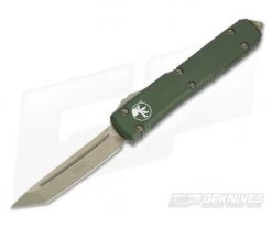 Microtech Ultratech T/E Contoured OD Green Bronze M390 Tanto OTF Automatic 123-13OD