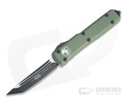 Microtech Ultratech T/E Two-Tone M390 Tanto OD Green OTF Automatic Knife 123-1OD