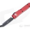 Microtech Ultratech T/E Black M390 Tanto Red OTF Automatic Knife 123-1RD