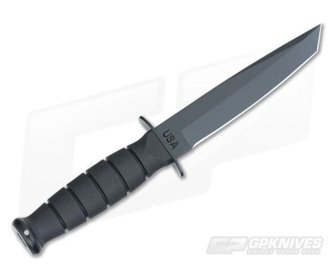 Kabar Black Short Tanto Leather Sheath 1254 - Image 3