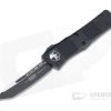 Microtech Troodon T/E Tactical Black M390 Tanto OTF Automatic 140-1T