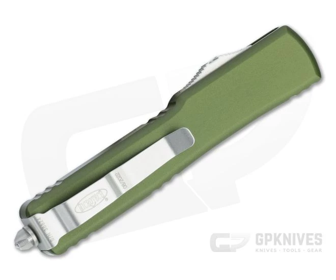 Microtech UTX-70 T/E Stonewashed M390 Tanto OD Green OTF Automatic Knife 149-10OD - Image 2