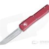 Microtech UTX-70 Stonewash CTS-204P Tanto OTF Red Automatic Knife 149-10RD