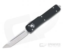 Microtech UTX-70 Satin 204P Tanto OTF Automatic Knife 149-4