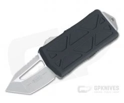 Microtech Exocet Tanto Stonewashed XHP Black CA Legal OTF Automatic 158-10