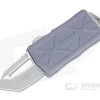 Microtech Exocet Tanto Stonewashed 204P Gray CA Legal OTF Automatic 158-10GY