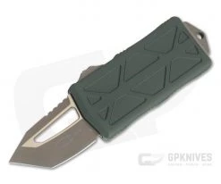 Microtech Exocet Tanto OD Green Bronze Apocalyptic 204P CA Legal OTF Automatic 158-13APOD