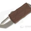 Microtech Exocet Tanto Tan Bronze Apocalyptic 204P CA Legal OTF Automatic 158-13APTA
