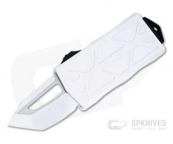 Microtech Exocet Storm Trooper White Tanto CA Legal OTF Automatic 158-1ST
