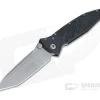 Microtech Socom Elite Manual Tanto Apocalyptic Plain M390 Black Aluminum 161-10AP