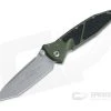 Microtech Socom Elite Tanto Manual Apocalyptic Plain 204P Green Aluminum 161-10APOD