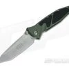 Microtech Socom Elite Tanto Manual Stonewash Plain M390 Green Aluminum 161-10OD