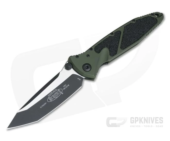 Microtech Socom Elite Tanto Manual Two-Tone Black CTS-204P Plain 161-1OD