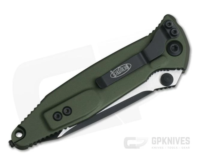 Microtech Socom Elite Tanto Manual Two-Tone Black CTS-204P Plain 161-1OD - Image 2