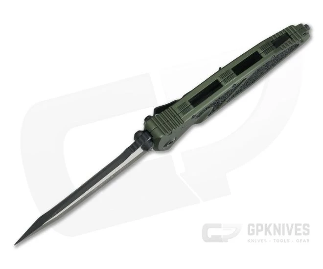 Microtech Socom Elite Tanto Manual Two-Tone Black CTS-204P Plain 161-1OD - Image 3