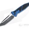Microtech Socom Elite Automatic Tanto Blue Black Plain Edge CTS-204P 161A-1BL