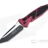 Microtech Socom Elite Automatic Tanto Red Black Plain Edge CTS-204P 161A-1RD
