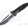 Microtech Socom Elite Automatic Tanto Green Black Partially Serrated CTS-204P 161A-2OD