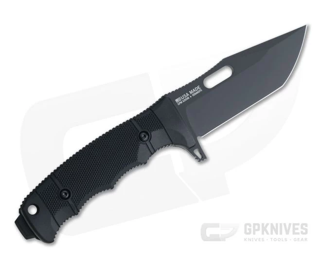 SOG Seal FX Tanto Black S35VN Black GRN Tactical Fixed Blade Knife 17-21-02-57 - Image 3