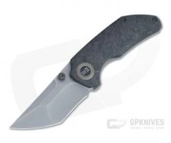 WE Knives Thug Christensen Gray Hand Rubbed 20CV Marble Carbon Fiber Frame Lock Folder 2103C